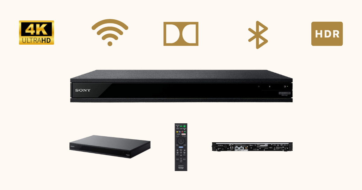Best 4K Blu Ray Player with WiFi Streaming 5 Sony UBP-X800M2