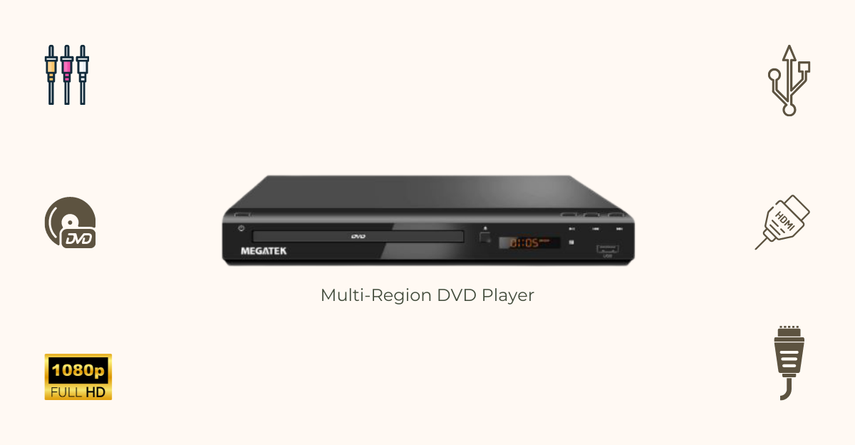 Megatek DVD Player with rca output