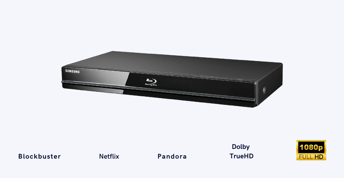Samsung BD-P1600 blu ray player with rca