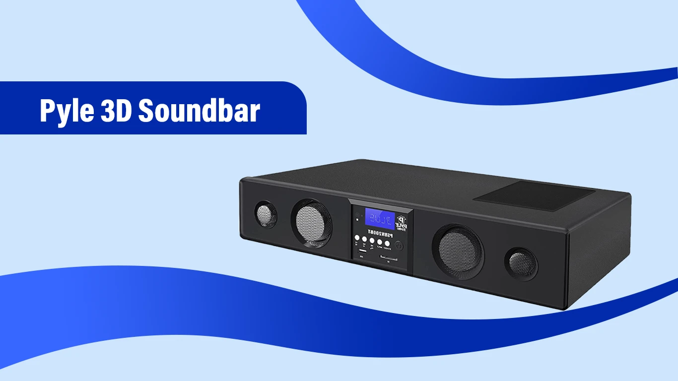 Pyle 3D Surround Bluetooth Soundbar