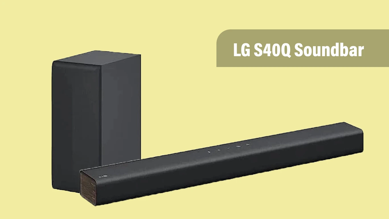 LG S40Q soundbar with wireless sub